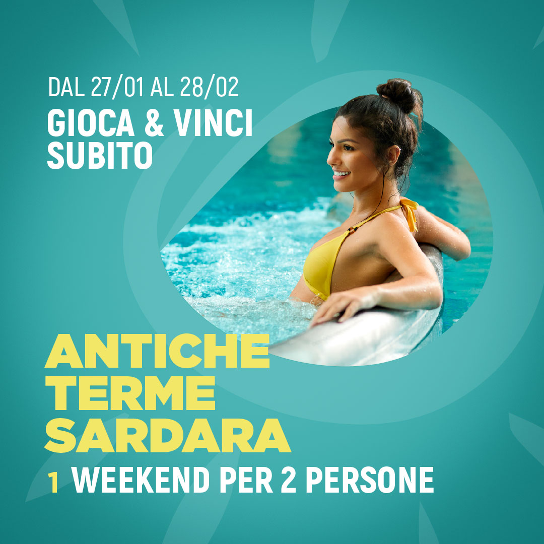 1 weekend per 2 persone presso Antiche Terme Sardare