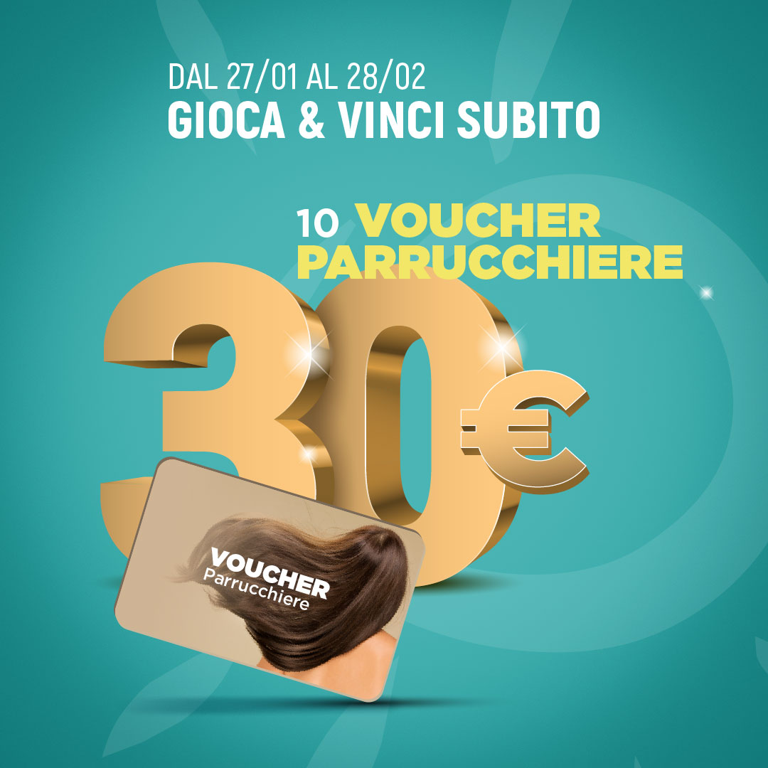 10 voucher parrucchiere da 30€