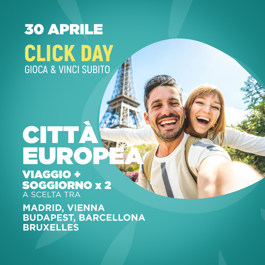 Città Europea<br>
<small>Viaggio + Soggiorno x2</small>