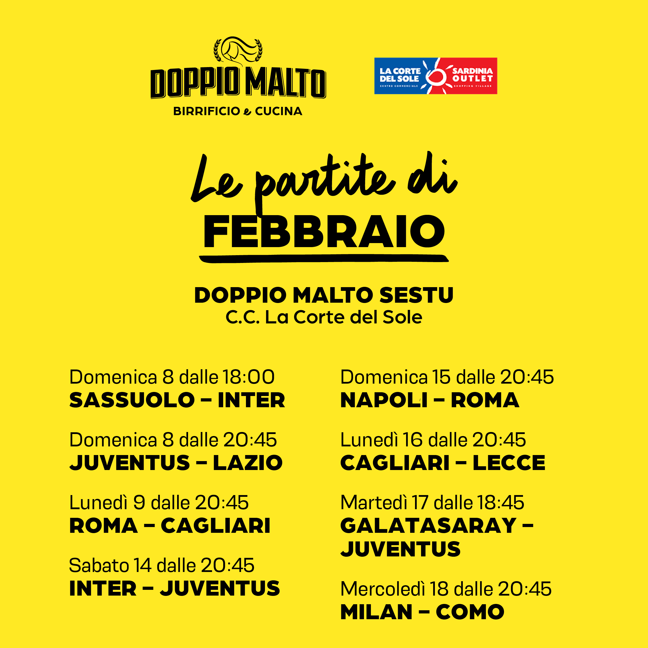 Promozione DOPPIO MALTO